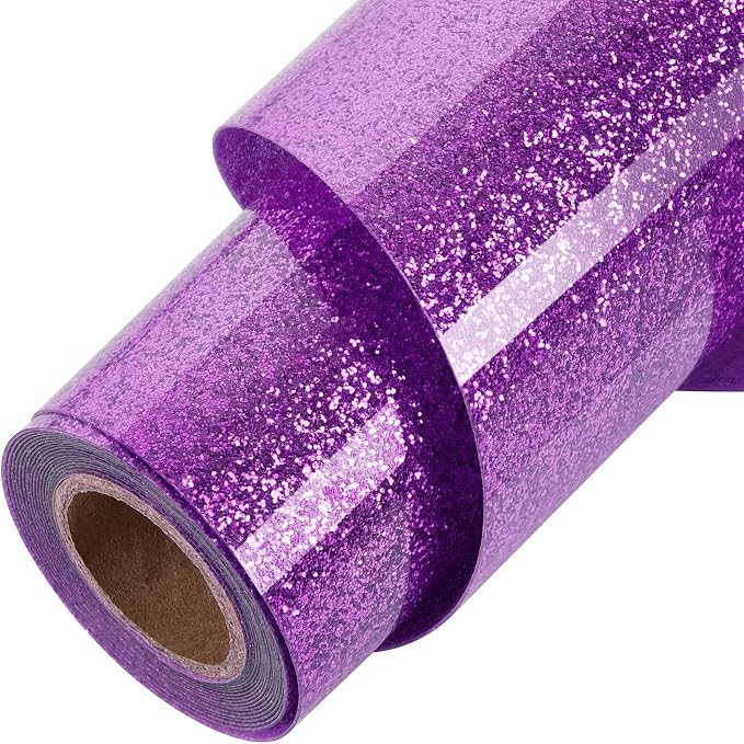 TORC Purple Glitter HTV Purple Heat Transfer Vinyl HTV Rolls
