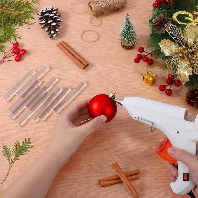 100 Pack Crystal Clear Hot Glue Sticks