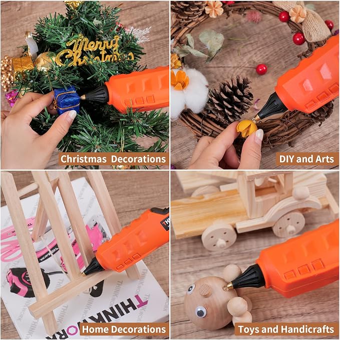THINKWORK Hot Glue Gun, 20V Cordless Glue Gun