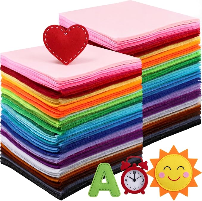 Moukeren 460 Pcs 12 x 12 Inch Felt Sheets Bulk