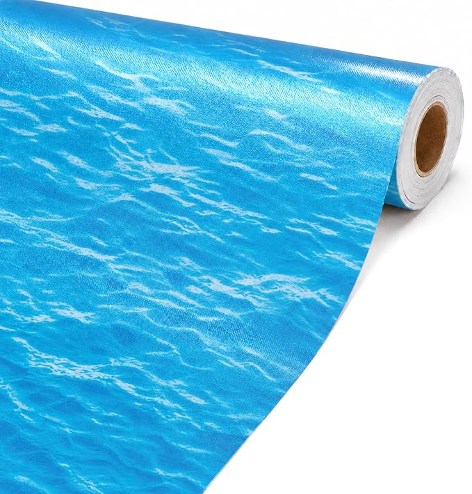 Ocean Waves Bulletin Board Roll Non-Woven Fabric Poster 16in X 20ft | Back to