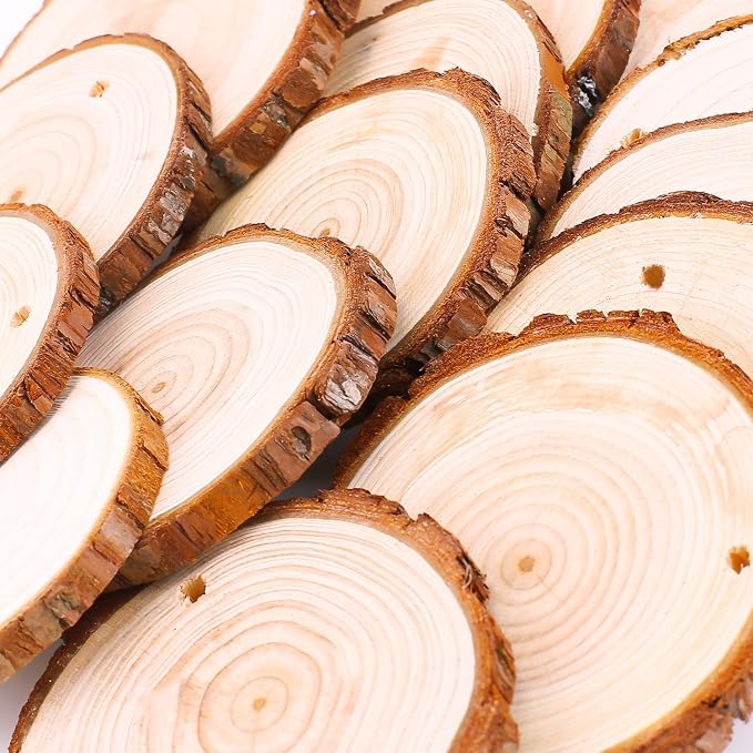 Fuyit Unfinished Wood Slices