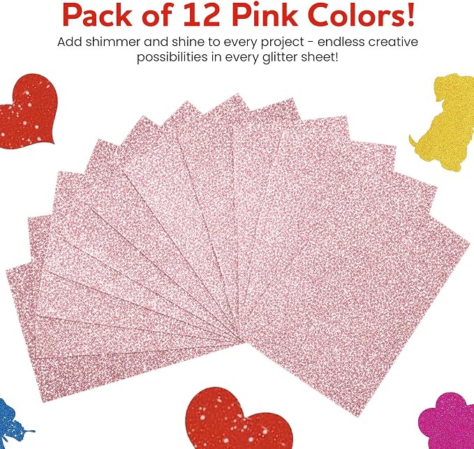 Self-Adhesive Glitter EVA Foam Sheets