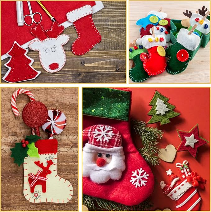 10Pcs Felt Sheets Fabric, 1mm | Polyester,