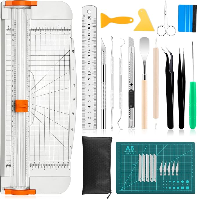 27PCS Craft Weeding Tools for Vinyl Kit, Utility Knife Set