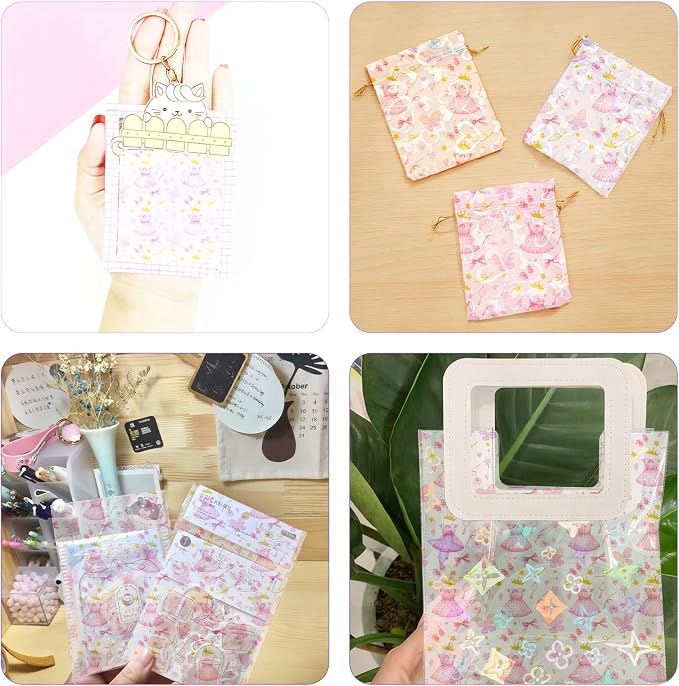 Printed TPU Jelly Faux Leather, 11.8 x 47.2 Inch Transparent Clear Jelly Vinyl