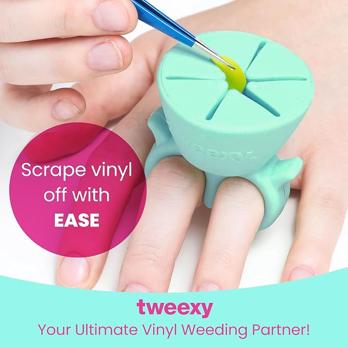 tweexy Craft Vinyl Weeding Scrap Collector Ring | Weeding Tools