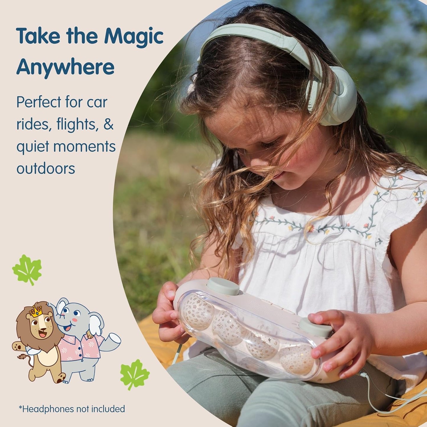 Cloudb Cloudbox Dreambox Storytime Audio Story Books Toy Gift for Toddlers Kids Girls Boys | English/Spanish Voice Record Storyteller | 36 Stories, 8 Melodies, Star Projector Night Light White Noise
