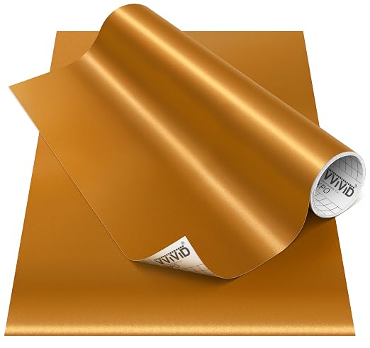 VViViD DECO65 Matte Pastel Copper Permanent Adhesive Craft Vinyl