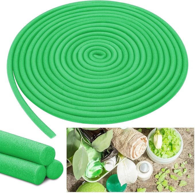 Frienda 5/8 Inch x 40 Ft Dark Green Foam Noodles