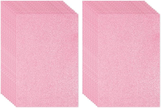 PATIKIL 20 Sheets 2mm Glitter Foam Sheet