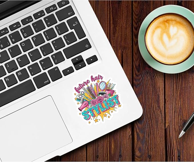 30PCS Hairstylist Stickers Pack – Waterproof Vinyl Hair Stylist & Salon Quotes