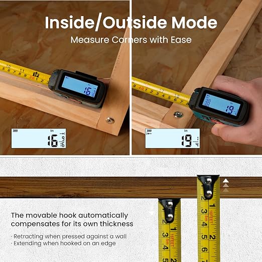 Digital Tape Measure 16 Ft