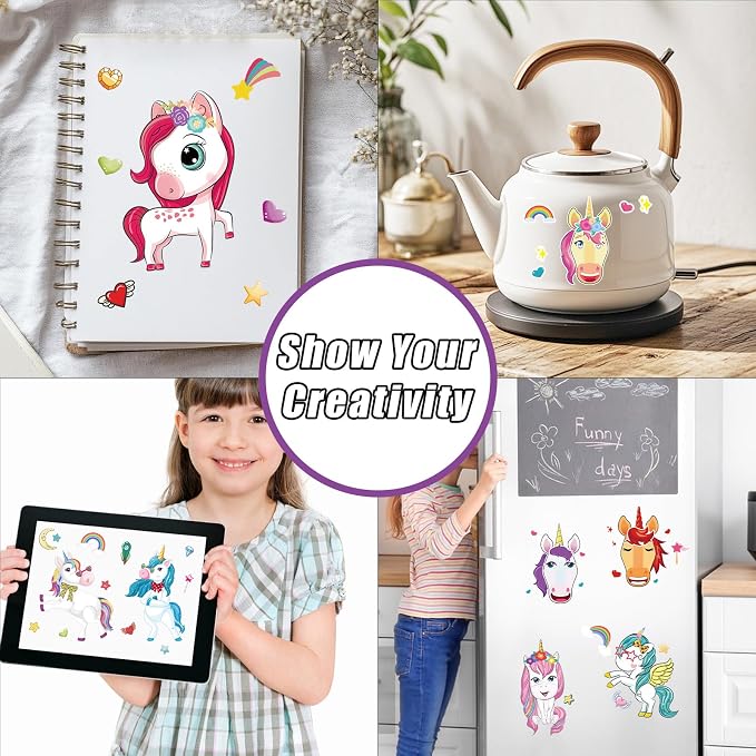 48 Sheets Create Unicorn of Dreams Stickers, Make Your Own Stickers