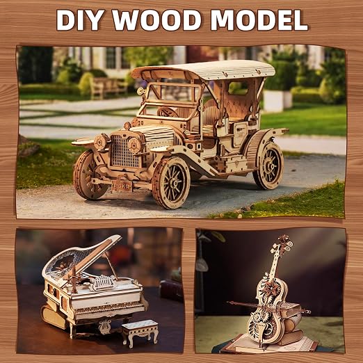 Rowood Mahogany Plywood Sheets for Laser Cutting, 6 Pack 3mm Thin Unfinished