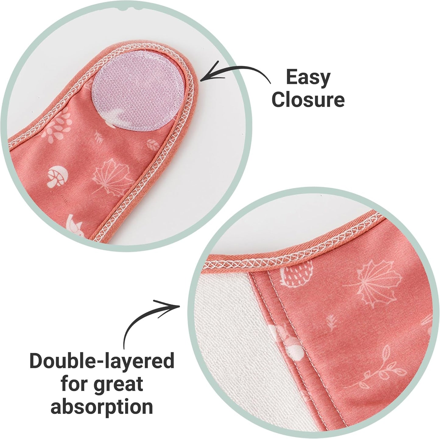 BabyToLove Extra Large Smart Baby Towel | Rayon Hooded Towel for Toddlers | Absorbent Design for Dry Parents | Ultra Soft & Cozy | Pink Forest