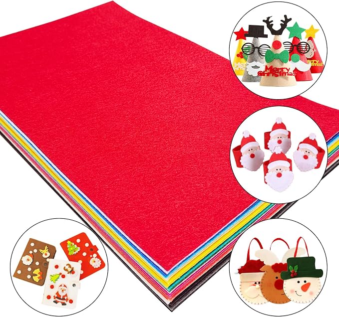 Jtnohx Stiff Felt Sheets, Craft Felt Square