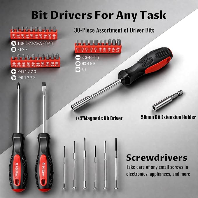 Anfrere 148-Piece Home Tool Set