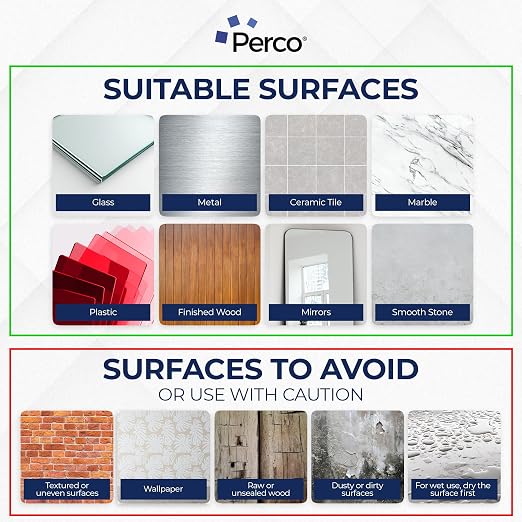 Perco Double Sided Tape Squares, 30 2"x2" Pre-Cut Mounting Squares – Strong