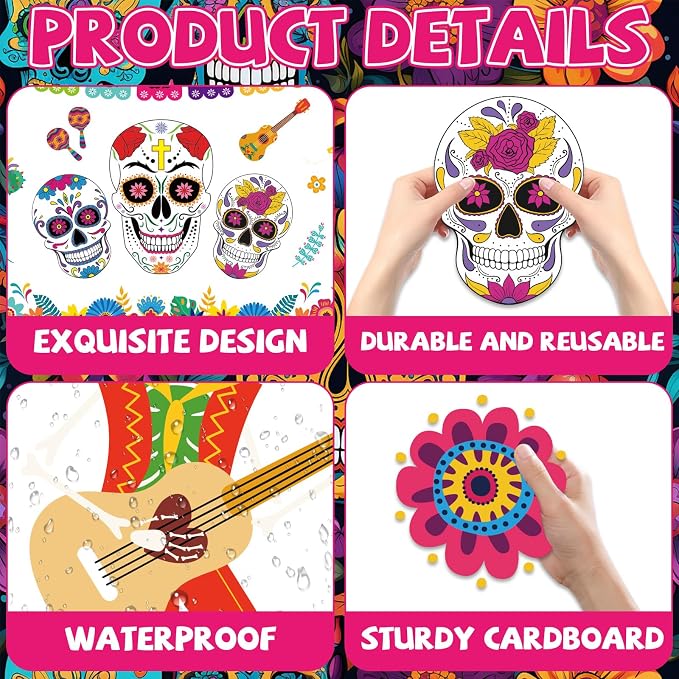 Dia De Los Muertos Bulletin Board Decorations Day of The Dead Altars Decor