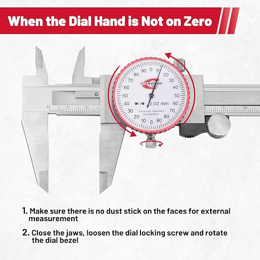 Metric Dial Caliper 0-150mm Precision Measuring Tool | ±0.02mm Accuracy