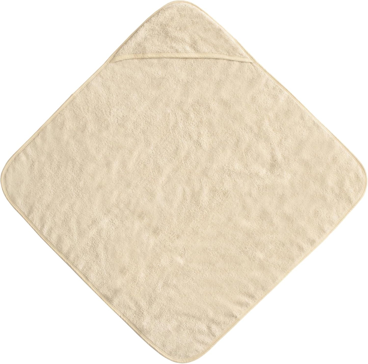 mushie Baby Hooded Towel | Organic Cotton (Fog)
