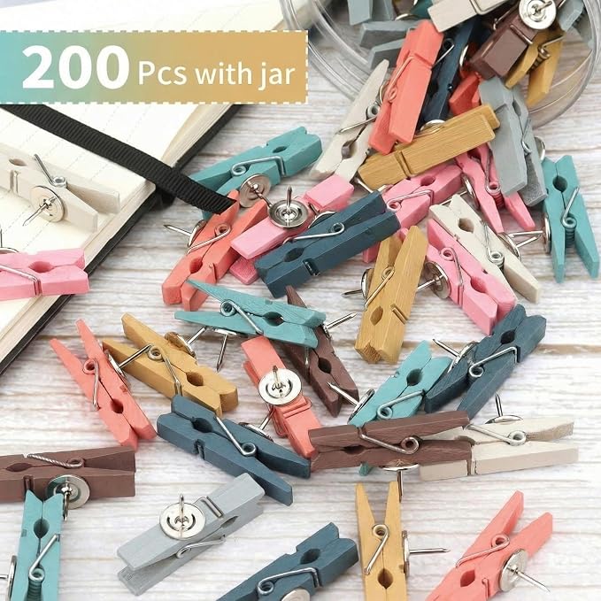 Affrolling 200 Pcs Push Pin