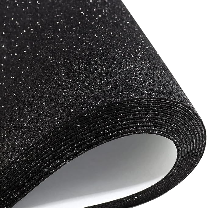 10 Sheets Glitter Paper Sheet for Crafts April Fool's Memorial Father's Day