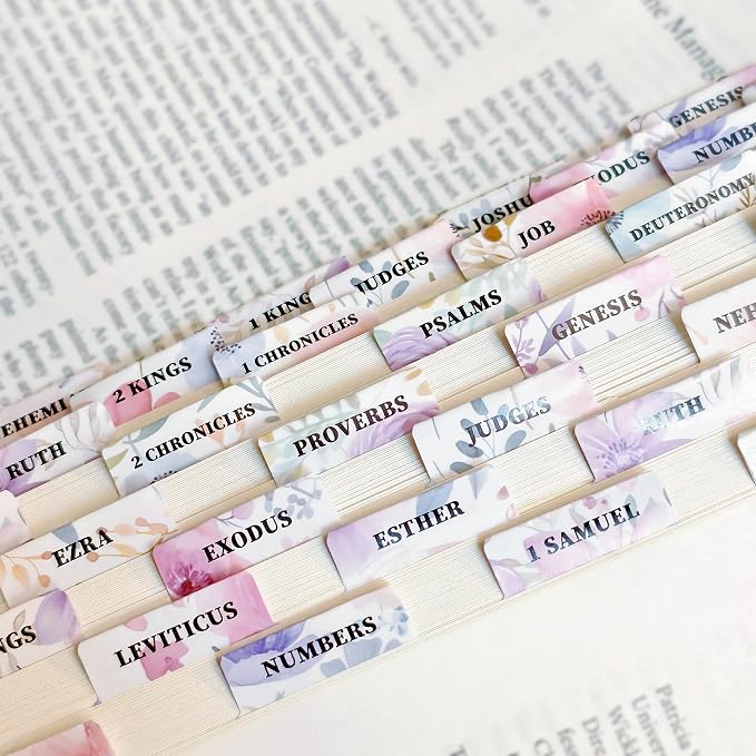 320 Pcs Bible Tabs with Christian Stickers