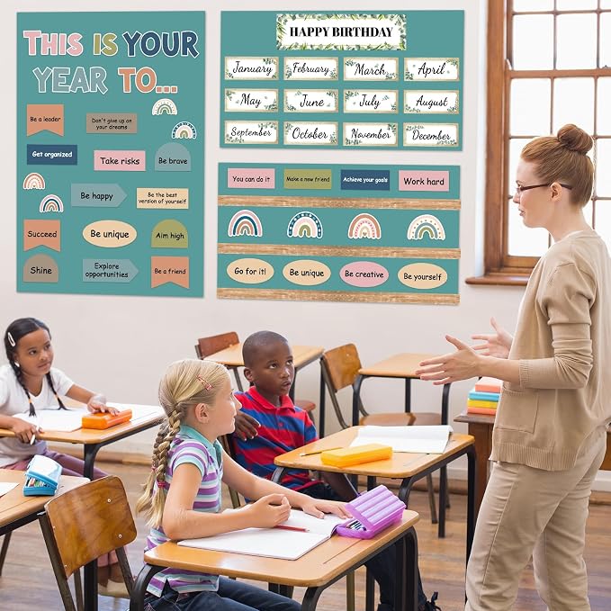 Qyeahkj 17.7in x 20ft Bulletin Board Paper Roll Bulletin Board Background Paper