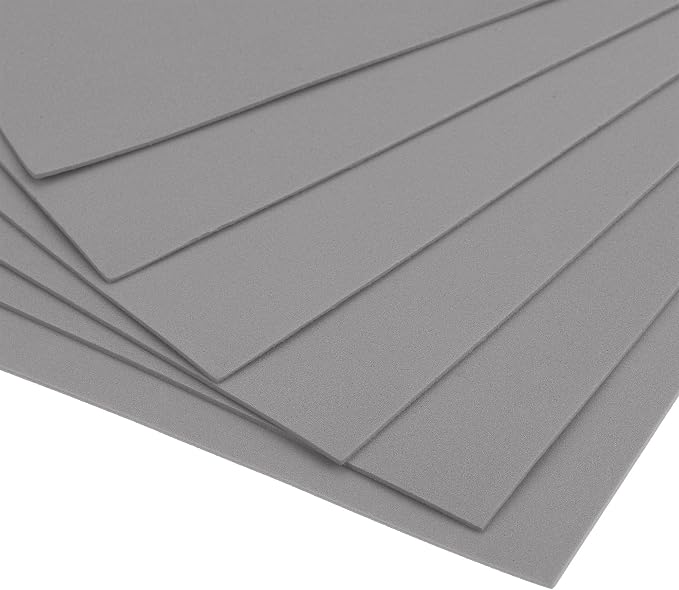uxcell Dark Grey EVA Foam Sheets 11 x 8 inch 1.7mm Thickness