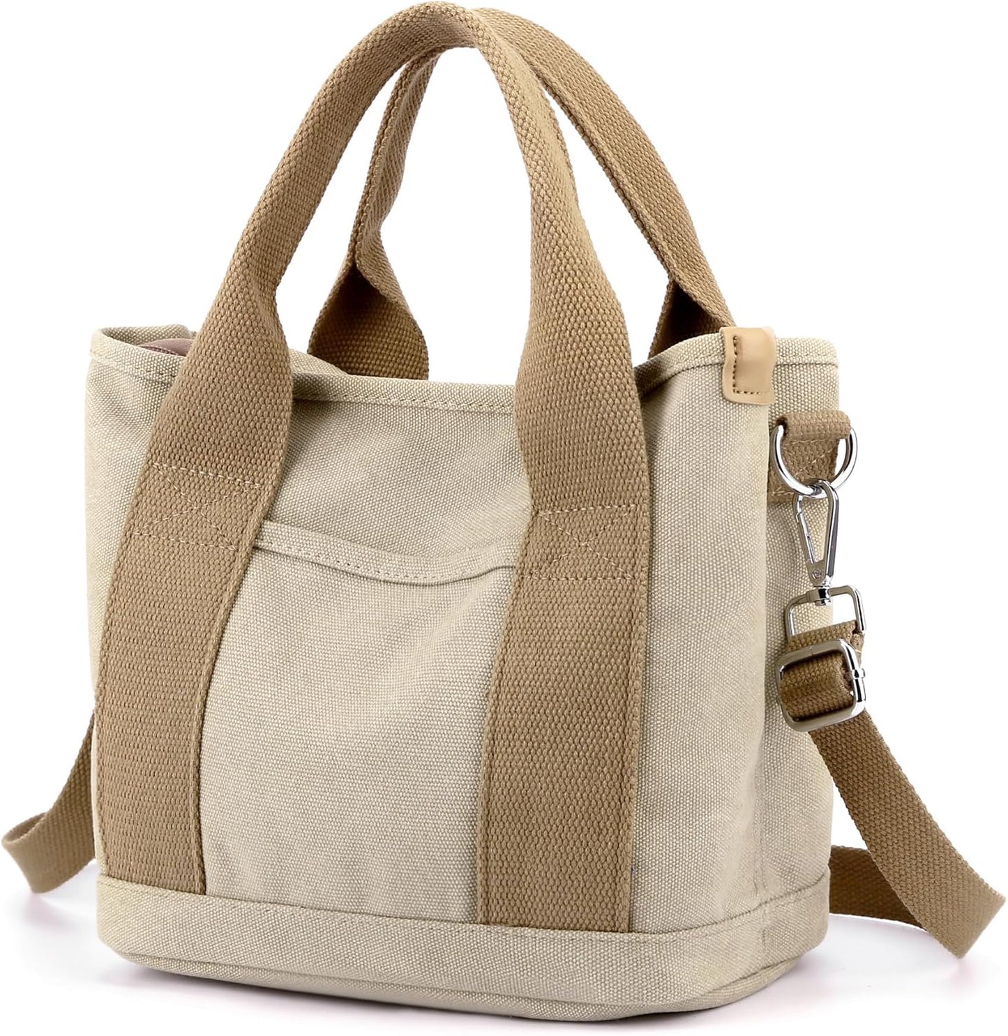 Small Tote Bag with Zipper Tote Bag for Women Canvas Crossbody Bag Shoulder Bag Satchel Hobo Bag Messenger Bag 2025