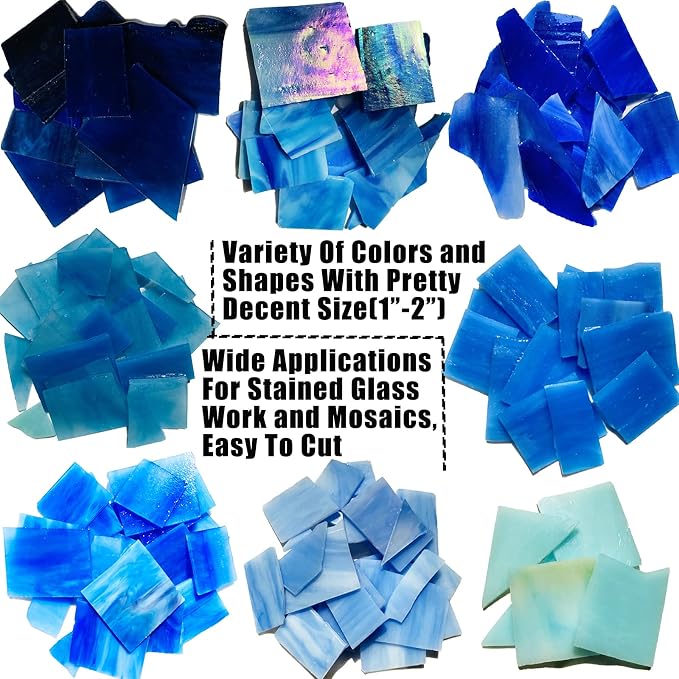 Mosaic Tiles Stained Glass Sheets