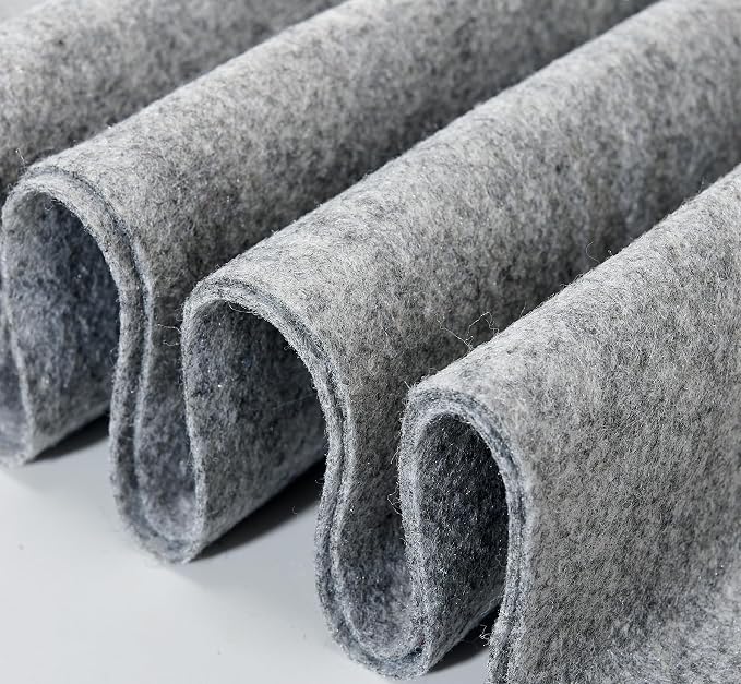 Soft Felt Fabric Sheets 1.6mm Thick Sewing Patwork Material Large Craft Felt