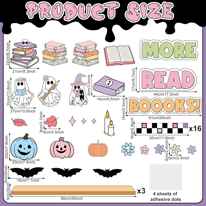 Halloween Ghost Bulletin Board Halloween Reading Classroom Decorations Cute