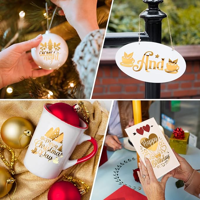 WRAPXPERT Gold Vinyl Chrome, Chrome Mirror Metallic Light Gold Adhesive Vinyl