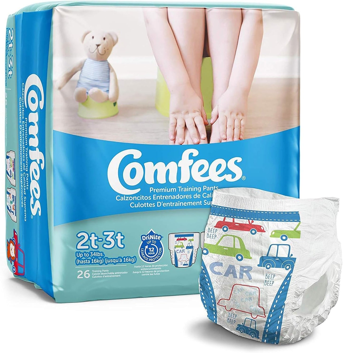 Comfees Boy Training Pants - Size 2T-3T