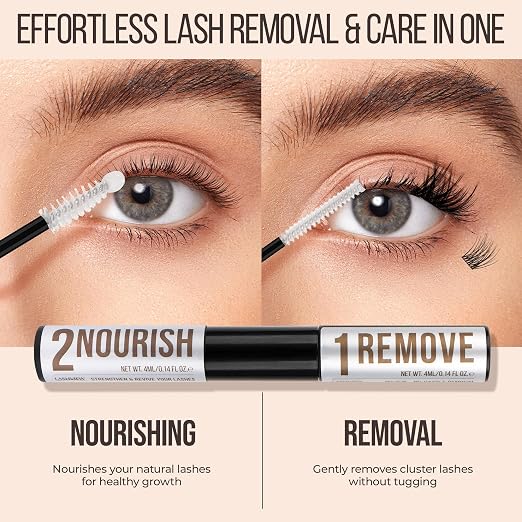 LASHVIEW Lash Bond and Seal & Lash Reomver and Conditioner Kit, Hold on 7-Day+