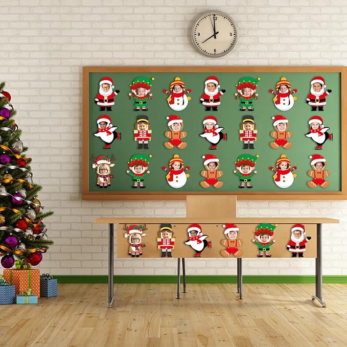 48 Set Christmas Santa Elf Reindeer Snowman Nutcracker Gingerbread Man Penguin