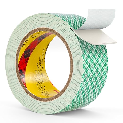 3M Double Sided Foam Tape 2" x 10Ft White 4026 Double Coated Urethane Adhesion
