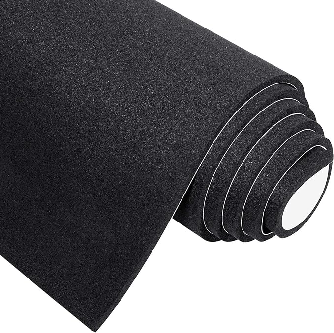 MAGZO Adhesive Foam Padding 1/8" Thick x 12" W x 59" L, Closed Cell Foam Sheet
