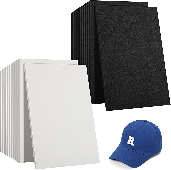 codree 24 Pcs 3mm Thick Embroidery Foam- 6 x 9 Inch EVA Foam Sheets
