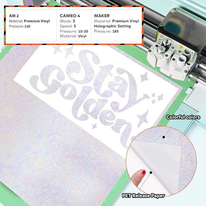 WRAPXPERT Glitter Permanent Vinyl