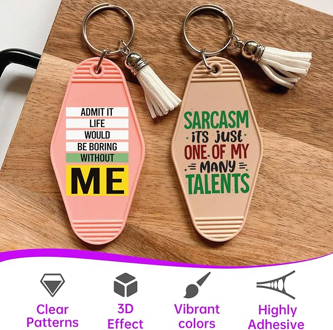 48PCS UV DTF Stickers Sarcastic Quote Sticker