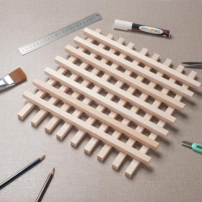 Balsa Wood Sticks, Balsa Wood Strips, Unfinished Wood Craft Sticks
