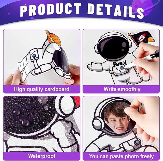 gisgfim 80Pcs Outer Space Cutouts Back to School Decorations Bulletin Board