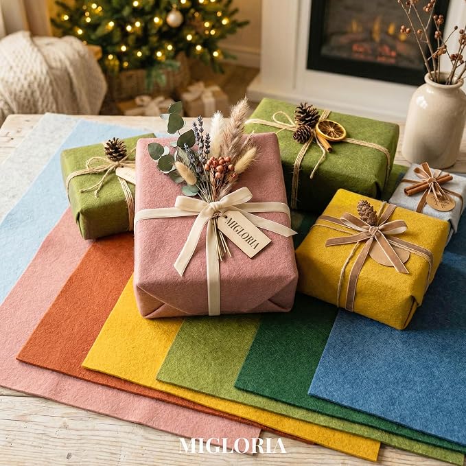 Large Felt Fabric Sheet 36 x 36 Inch, 1.6mm Thick | Soft nonwoven felt