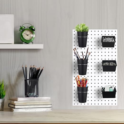 Kuhome 6 Sets Pegboard Bins