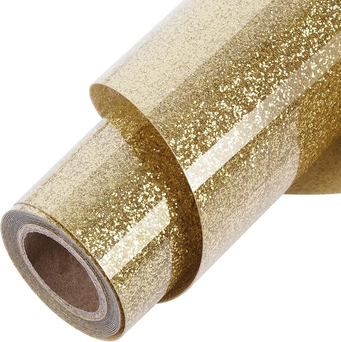 TORC Champagne Glitter HTV Champagne Heat Transfer Vinyl HTV Rolls