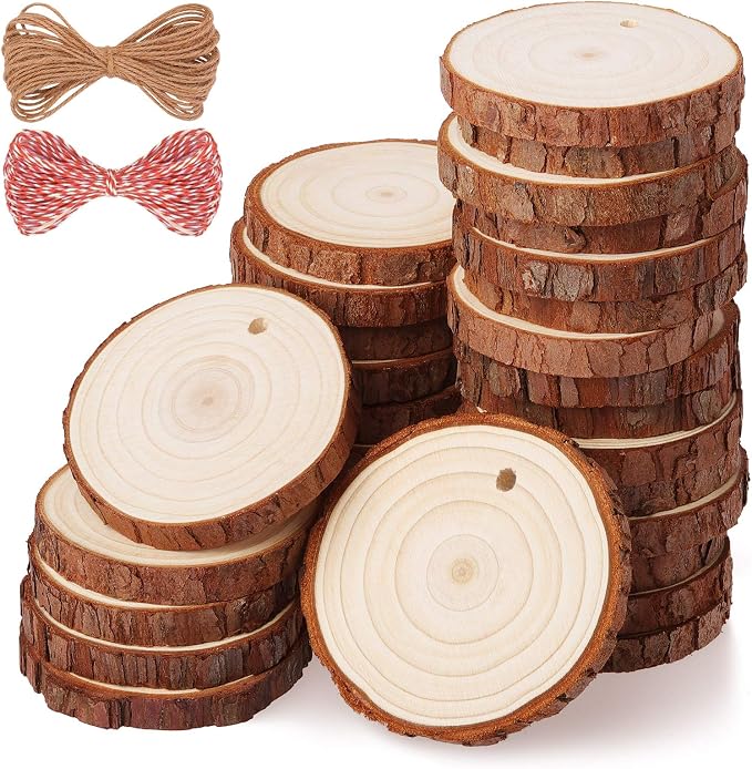Fuyit Unfinished Wood Slices